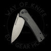 *Pre Owned* Civivi Conspirator Flipper Button Lock Black Micarta Nitro-V  (3.75" Stonewashed)