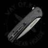  *Pre Owned* Civivi Conspirator Flipper Button Lock Black Micarta Nitro-V  (3.75" Stonewashed)