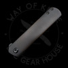 * Pre Owned* Kansept Foosa Slipjoint Black 154CM (3.06" Blackwash)