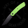 *Pre Owned* Kansept Reverie Front Flipper Green G-10 154CM (3.0" Blackwash)