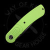 *Pre Owned* Kansept Reverie Front Flipper Green G-10 154CM (3.0" Blackwash)