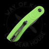 *Pre Owned* Kansept Reverie Front Flipper Green G-10 154CM (3.0" Blackwash)