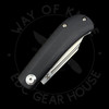 *Pre Owned* Kansept Bevy Slipjoint Black G-10 Clip Point 154CM (2.5" Satin)
