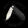 *Pre Owned* Kansept Bevy Slipjoint Black G-10 Clip Point 154CM (2.5" Satin)