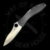 *Pre Owned* Spyderco Centofante 3 Smooth Carbon Fiber Cruwear (3.14" Satin)