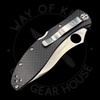 *Pre Owned* Spyderco Centofante 3 Smooth Carbon Fiber Cruwear (3.14" Satin)