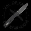 *Pre Owned* Kizer Mojave Original-Black Aluminum Button Lock 154CM (3.27" Black)