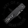 *Pre Owned* Kizer Mojave Original-Black Aluminum Button Lock 154CM (3.27" Black)