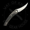 *Pre Owned* Suprlativ Piranha Titanium Black Micarta M4 (2.62" Satin)