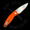 *Pre Owned* TRM Neutron V1 Orange G-10 20CV (2.76" Stonewash)