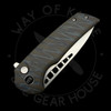 *Pre Owned* WE Knives Mini Malice Flamed Titanium Framelock 20CV (2.98" Bead Blast)