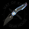 *Pre Owned* EOS Urchin Friction Folder Flame Anodized Titanium Nitro-V (3.125" DLC)