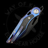 *Pre Owned* EOS Urchin Friction Folder Flame Anodized Titanium Nitro-V (3.125" DLC)