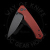 *Pre Owned* Civivi Altus Button Lock Red G-10 Nitro-V (3.05" Blackwash)