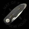 *Pre Owned* Allen Elishewitz Custom Folder Stepped Carbon Fiber & Titanium 154CM (3.0" Hand Rubbed Satin)