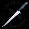 B. Kohn 'Fisherman's Friend' Filet Knife Green GripTek Nitro-V (7" Bead Blasted)