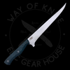 B. Kohn 'Fisherman's Friend' Filet Knife Green GripTek Nitro-V (7" Bead Blasted)