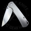 *Pre Owned* Monterey Bay Knives Mini Old Guard *MINT* Ti Handles Belt Satin Blade (3in Satin M390)
