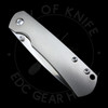*Pre Owned* Monterey Bay Knives Mini Old Guard *MINT* Ti Handles Belt Satin Blade (3in Satin M390)