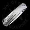 *Pre Owned* Monterey Bay Knives Mini Old Guard *MINT* Ti Handles Belt Satin Blade (3in Satin M390)