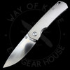 *Pre Owned* Monterey Bay Knives Mini Old Guard *MINT* Ti Handles Belt Satin Blade (3in Satin M390)
