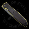 *Pre Owned* Modified Zero Tolerance 0640 Emerson Micarta/Ti (3.75" Acidwashed)