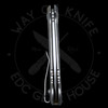 *Pre Owned* Microtech LUDT Marfione Select Stonewash Titanium Handles Bronze Accents M398MK (3.43in Stonewashed)