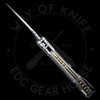 *Pre Owned* Microtech LUDT Marfione Select Stonewash Titanium Handles Bronze Accents M398MK (3.43in Stonewashed)