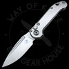 *Pre Owned* Microtech LUDT Marfione Select Stonewash Titanium Handles Bronze Accents M398MK (3.43in Stonewashed)
