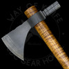 Walk By Faith TTT Curly Hickory Custom Tomahawk 4140 Steel Head (Approx 4in Cutting Edge)