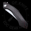 *Pre Owned* Zero Tolerance Sinkevich 0462 Flipper Knife Red Carbon Fiber (3.7" Satin) ZT