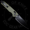 Kershaw Bel Air MagnaCut DuraLock Knife OD Green Blackwash Aluminum (3.1" Black SW)