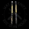*Modified* Ketuo Titanium Push Pen Black Marble Stone Anodizing