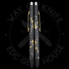 *Modified* Ketuo Titanium Push Pen Black Marble Stone Anodizing