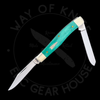 *Pre Owned* Case Cutlery Mini Moose Jade Bone Handle 62032 (2.25" Polished SS)