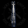 *Pre Owned* Real Steel T101 Special Edition Liner Lock Knife Blue G-10 (3.75" Satin)