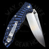*Pre Owned* Real Steel T101 Special Edition Liner Lock Knife Blue G-10 (3.75" Satin)