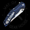 *Pre Owned* Real Steel T101 Special Edition Liner Lock Knife Blue G-10 (3.75" Satin)