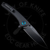 *Pre Owned* RoseCraft Blades Tarakona Liner Lock Black PVD Clip Point (3.2" RPM9)