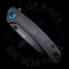 *Pre Owned* RoseCraft Blades Tarakona Liner Lock Black PVD Clip Point (3.2" RPM9)