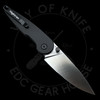 *Pre Owned* Hightron Birdidi Black Aluminum Handles Satin Finish D2 Blade (2.91in)