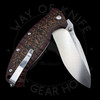 *PRE OWNED* Sanrenmu Rattlesnake Sculpted G10 Handle 14C28N Sandvik Steel