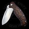 *PRE OWNED* Sanrenmu Rattlesnake Sculpted G10 Handle 14C28N Sandvik Steel