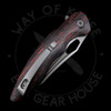 *Pre Owned* Fintiso Apollo Maroon G10 handles 3.3" 14C28N Blade
