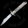*Pre Owned* Case Cutlery XX Harley Davidson Gray Bone Cheetah Folding Pocket Knife 52137