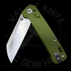 QSP Penguin Glyde Lock Knife OD Green FRN (3.1" Satin/SW) QS130GL-B1