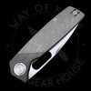Asher Knives Spiro Ti Slim Liner Lock Wave Milled M390 (3.2" Stonewash)