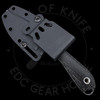 *BLEM* White River Knife & Tool Model 1 Caper MagnaCut (3in Stonewashed) Black Burlap Micarta