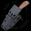 *BLEM* White River Knife & Tool Model 1 Caper MagnaCut (3in Stonewashed) Brown Burlap Micarta