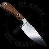 *BLEM* White River Knife & Tool Model 1 Caper MagnaCut (3in Stonewashed) Brown Burlap Micarta